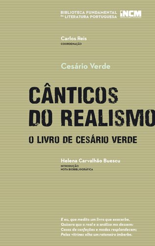 Cânticos do realismo: o livro de Cesário Verde