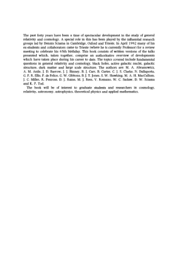 The renaissance of general relativity and cosmology