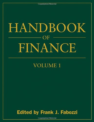 Handbook of finance