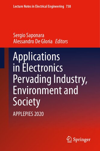 Applications in Electronics Pervading Industry, Environment and Society: APPLEPIES 2020