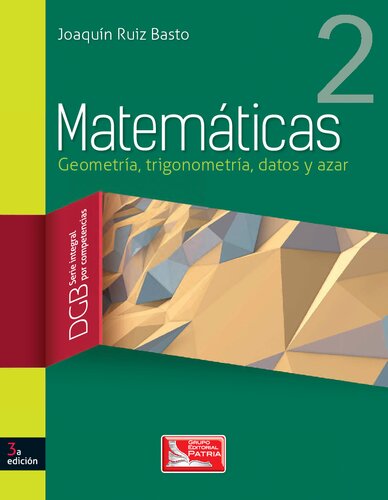 Matemáticas. 2, Geometría, trigonometría, datos y azar