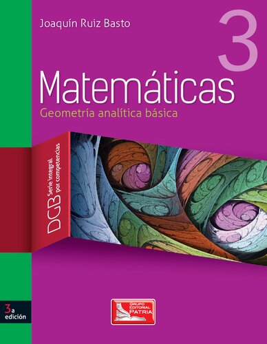 Matemáticas. 3, Geometría analítica básica