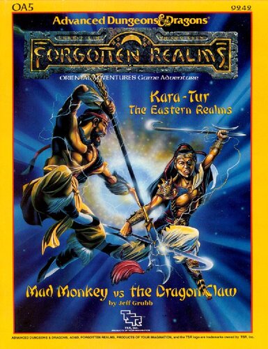 Oriental Adventures: Mad Monkey vs the Dragon Claw