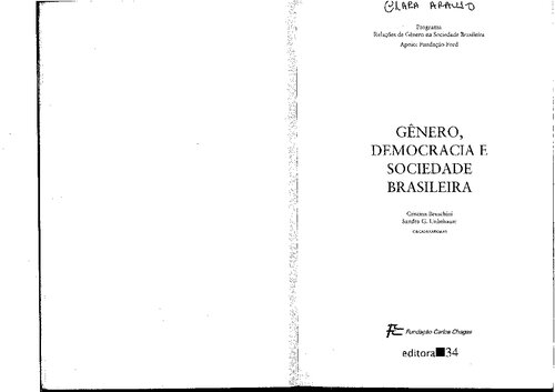 Gênero, democracia e sociedade brasileira