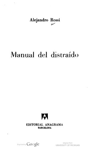 Manual del distraido