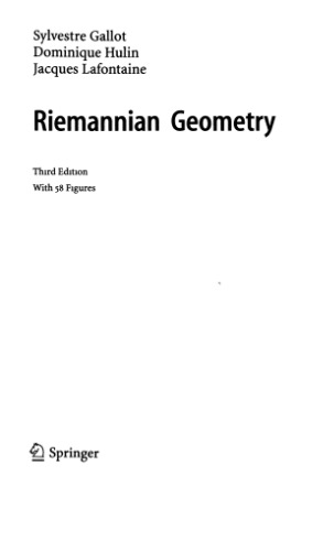 Riemannian geometry