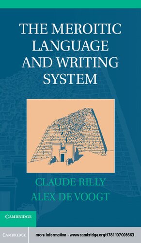 The Meroitic language and writing system