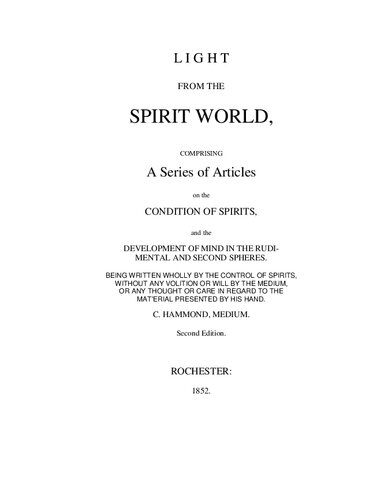 Light from the Spirit World
