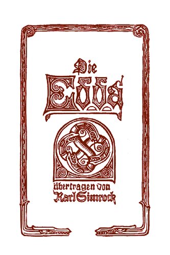 Die Edda und Havamal (Das Hohe Lied Odins 1851)