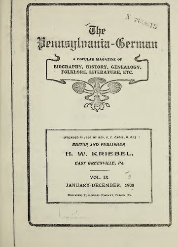 The Pennsylvania-German