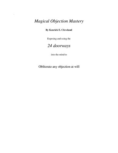 Magical Objection Mastery