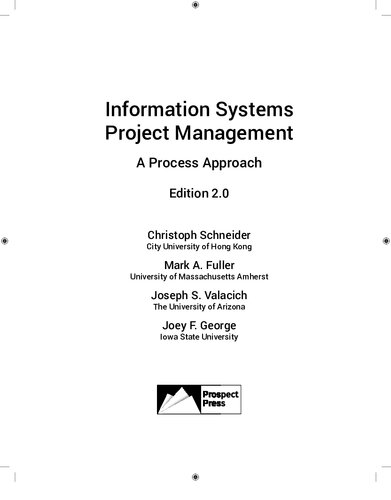 Information Systems Project Management