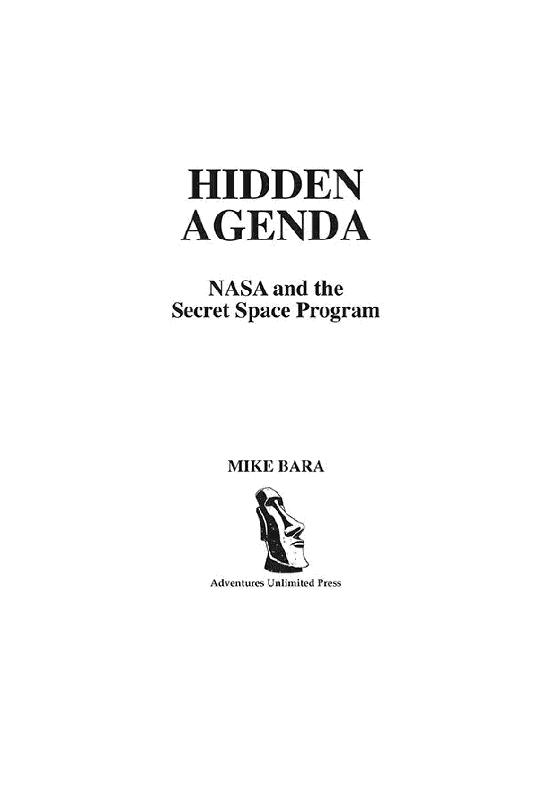 Hidden Agenda: NASA and the Secret Space Program