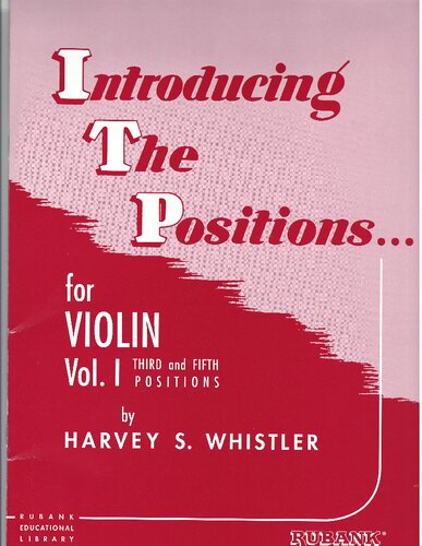 Introducing the Positions for Violin: Volume 1 - Third and Fifth Position