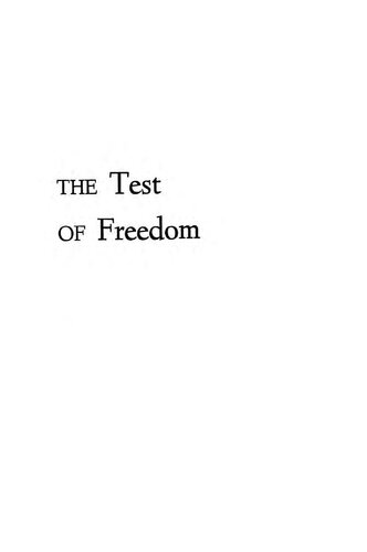 The Test of Freedom