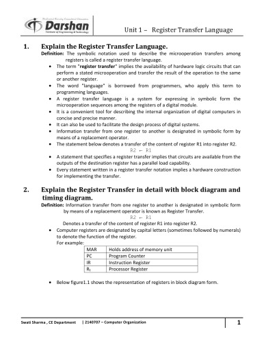 Discrete Mathematics (3140708) Darshan - Unit-1,3,5