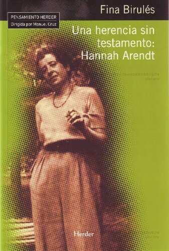 Una herencia sin testamento: Hannah Arendt