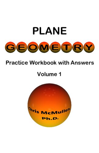 Plane Geometry Practice Workbook with Answers
