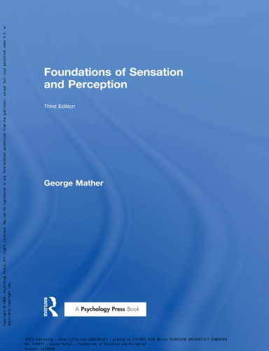 Foundations of Sensations and Perception