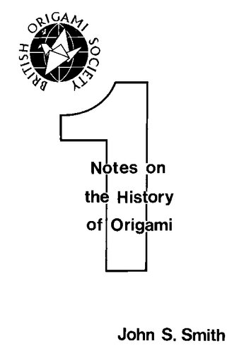 British Origami Society Booklets