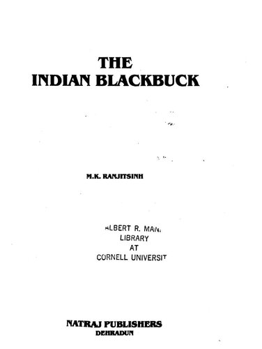 The Indian blackbuck