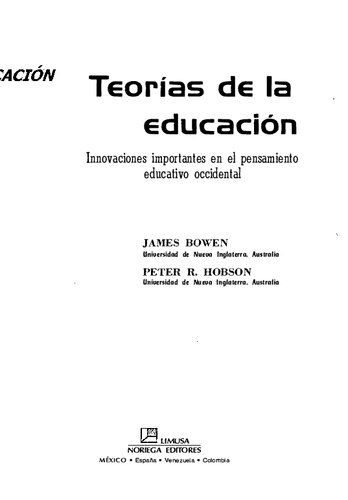 Teorías de la educación