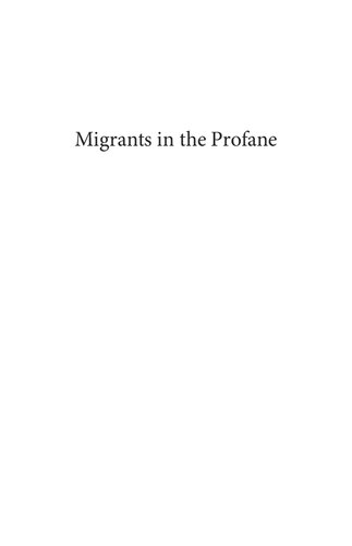 Migrants in the Profane: Critical Theory and the Question of Secularization