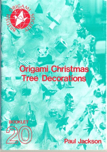 Origami Christmas Tree Decorations