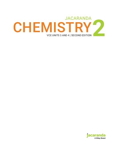 Jacaranda Chemistry 2 VCE Units 3 and 4 2E