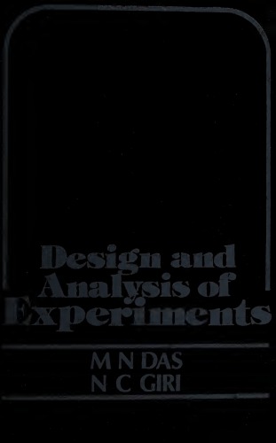 Design and Analysis of Experiments