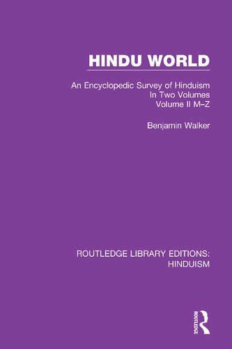 Hindu World: An Encyclopedic Survey of Hinduism. In Two Volumes. Volume II M-Z: 5
