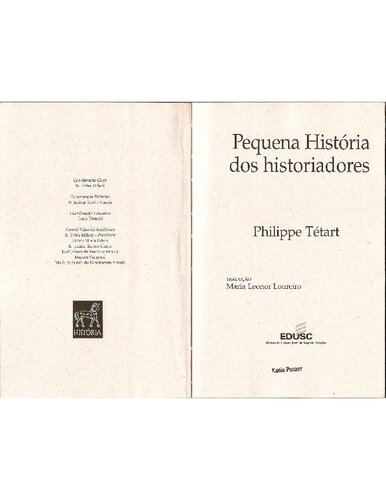 Pequena História dos Historiadores