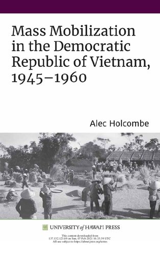 Mass Mobilization in the Democratic Republic of Vietnam, 1945–1960