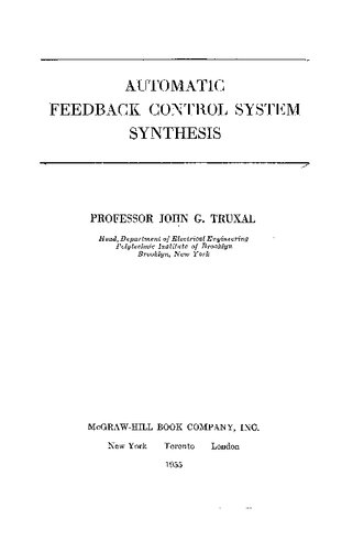 Automatic Feedback Control System Synthesis