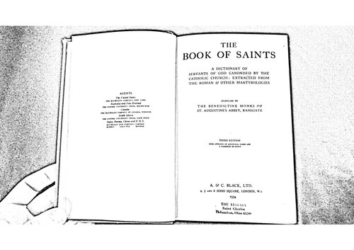 The Book of Saints: A Dictionary of Servants of God Canonized by the Catholic Church: Extracted from the Roman and Other Martyrolgies