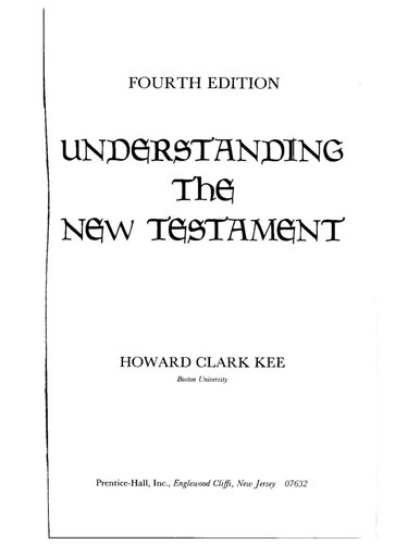 Understanding the New Testament