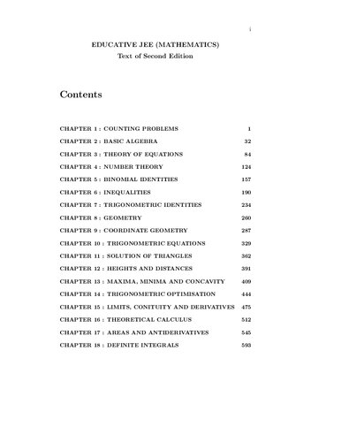 Educative JEE: Mathematics