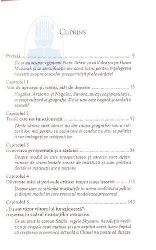 De ce eșuează națiunile. Originile puterii, ale prosperității și ale sărăciei