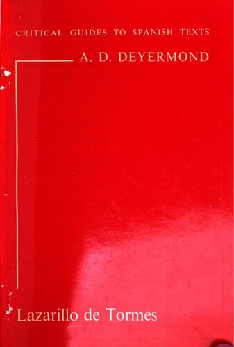 Lazarillo de Tormes : A Critical Guide