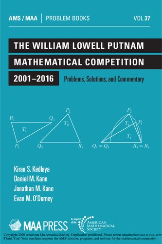 The William Lowell Putnam Mathematical Competition 2001-2016: Problems, Solutions, and Commentary