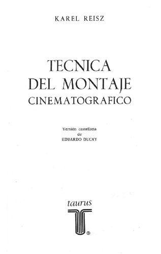 Teoría del montaje cinematográfico