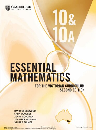 Cambridge Essential Mathmetics 10 & 10a VIC second edition