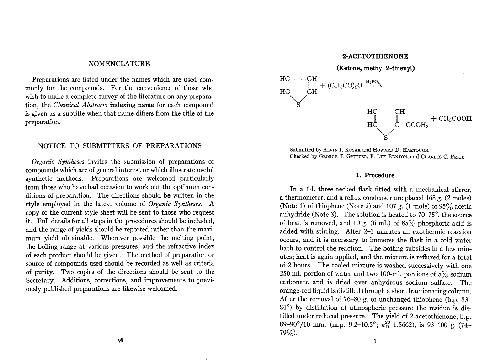 Organic Syntheses