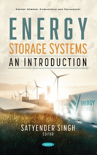 Energy Storage Systems: An Introduction