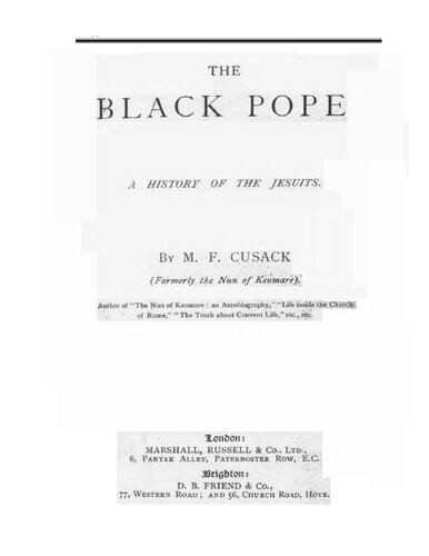 The Black Pope