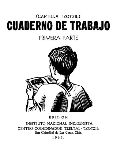 (Cartilla tzotzil) Cuaderno de trabajo. Primera parte