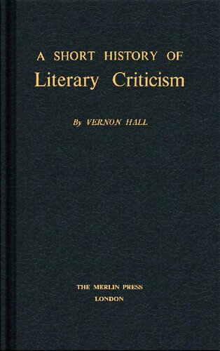 A Short History of Literary Criticism