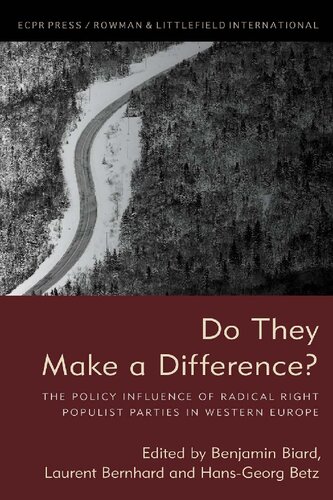 Do They Make a Difference? The Policy Influence of Radical Right Populist Parties in Western Europe