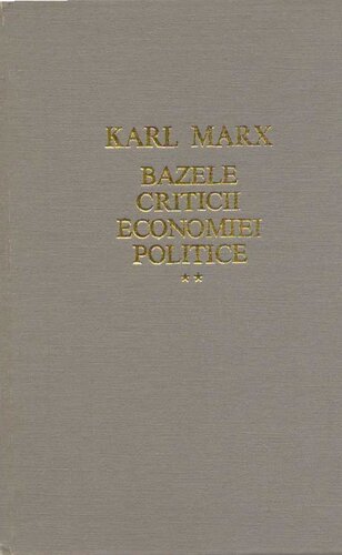 Bazele criticii economiei politice (Grundrisse)