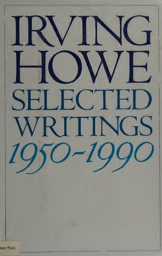 Selected Writings: 1950-1990